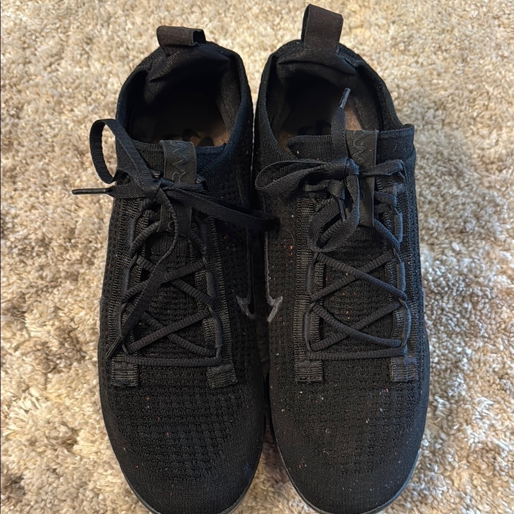 ๐ Nike Air VaporMax Flyknit 2021 SZ 7Y DH4084 001 Black Anthracite๐
BT1